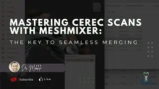 How to Merge Cerec Scan Files and Export Data Sets