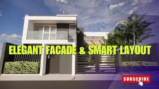 Modern Minimalist Two-Storey House Design | Elegant Facade & Smart Layout #ModernHouseDesign