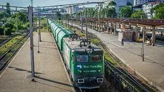 EA400 079 Vest Trans Rail trec&acirc;nd prin gara Iaşi/passing through Iaşi station | 18.07.2022