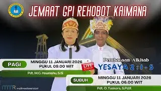 (LIVE) IBADAH MINGGU KEDUA,  GPI PAPUA JEMAAT REHOBOT KAIMANA