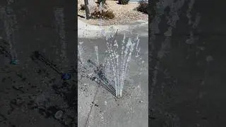 Splash pad in Avondale, Arizona at Alamar Park #westvalleyaz #phx #azparks #splashpad #avondale