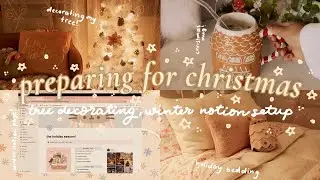 getting into the holiday spirit! 🎄 christmas tree decorating & winter notion page (cozimas day 2)