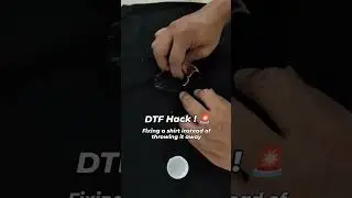 how to fix a dtf printing mistake using 100% acetone