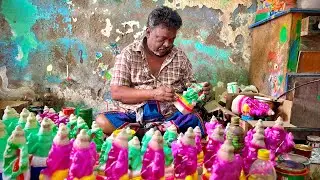 Turning Clay into God &ndash; Vinayagar Statue Crafting Process!