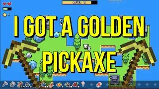 Forager Alpha 6 | Eps. 2 - I got a golden pickaxe