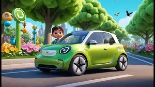 Electric Car, Silent Star | Eco-Friendly Vehicle Song for Kids | Quiet Ride Learning Rhyme
