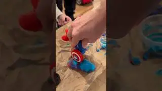 Обзор фигурок Marvel из пластилина Play-Doh на Amazon #playdoh #youtubekids #artsandcrafts #kids ...