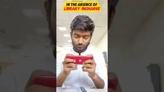 Gaming in the library until the incharge shows up... Instant reader mode ON!