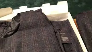 Custom Made Studio Suits Tweed 3 Piece Unboxing
