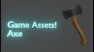 Blender 3D Game Modeling Tutorial (beginner) - Axe