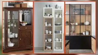 Latest Crockery Showcase Unit Design l Crockery Unit Design l Small Showcase Unit For Kitchen