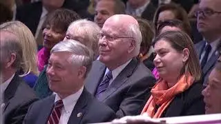 Rep. John Lewis eulogizes John Dingell at Washington funeral