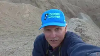 A Moonscape on Earth. China Ranch Badlands