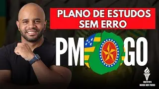 Como fazer seu PLANO DE ESTUDOS para a PMGO! Aumente suas chances de ser APROVADO!