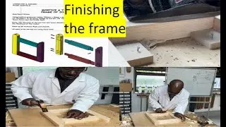 -Carpentry College - Job 8 Part 8 -Cleaning up board.