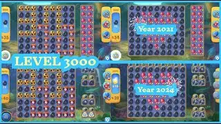 Mobile game: Fishdom - Level 3000: Comparing 2021 vs. 2024 🎮✨