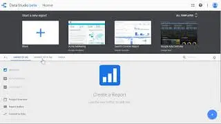 Overview of Google Data Studio Interface