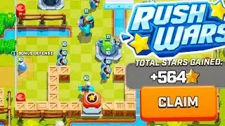 Rush Wars STRONGEST Gold Mine Base Defense and Layout (HQ 5-7)!