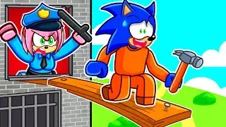I Had to BUILD to ESCAPE PRISON in Roblox!