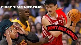 Shaq First Time Meeting YAO MING!! Epic Duel | Reaction | 2k Special!