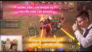 MU LỤC ĐỊA VNG : HƯỚNG DẪN LÀM NHIỆM VỤ CHUYỂN CHỨC - CÁCH KIẾM 1 - 2M MU COIN MỖI NGÀY