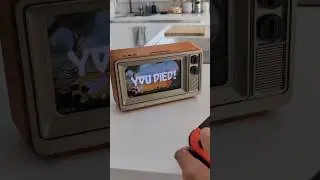 Ретро-телевизор для Nintendo Switch, напечатанный на 3D-принтере #RetroTV #NintendoSwitch #DIYGamingSetup #3DPrinting