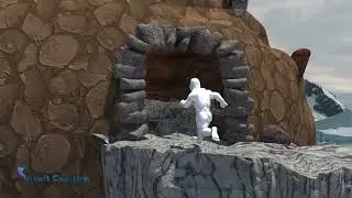 Yeti 3D animation fear with sunlight  #KCGI
