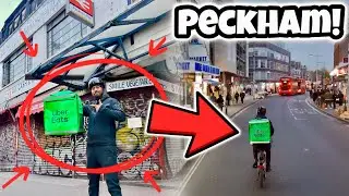PECKHAM - BIGGEST ORDER YET&hellip;BIKE STOLEN? Uber Eats CHALLENGE (POV)