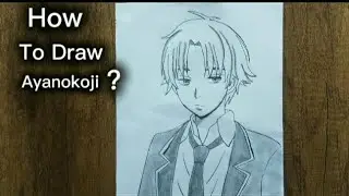 How to Draw Ayanokoji ? [by The Harshil Artist] full video #like #subscribe #sad