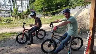 Elia Benetton Gabriele Beis e Alberto Panzino BMX SESSION AL TK Dirt &co