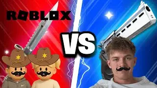 Erste Mal SHERIFF vs MURDER (Roblox) auf PC 🤠 mit Milan & Everly 👦🏼👧🏼