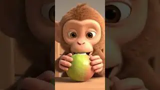 cute baby monkey #veo3 #aivideo #ai  #aishorts #aimonkey #fyp #youtubeshorts #youtube #ytshorts