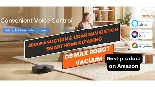 D9 max robot vacuum best vacuum cleaner Amazon products cool gadgets Works with Alexa