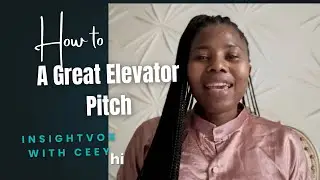 How to - Example of a Great Elevator Pitch