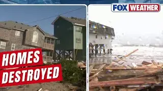 Cape Hatteras National Seashore Sending Cleanup Crew To Remove Collapsed House Debris