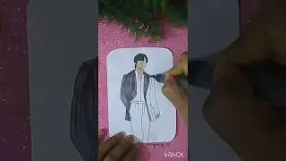 guess the bts member? #RM or bts v? #comment#bts faceless art#bts fan art#bts universe#shorts