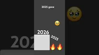 So bad news  2025 gone 🥹🥹 #cover ￼￼
