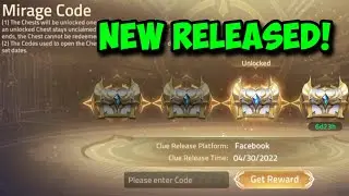 NEW RELEASE CODE 🤩🤩🤩 - Mirage Code | Mobile Legends: Adventure