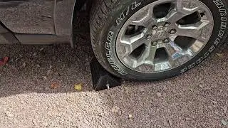 Rubber Wheel Chock for Truck, Tractor, Trailer. MaxxHaul Wheel Chocks 2-Pack Heavy Duty, All-Weather