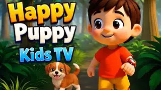 Happy Puppy kid's tv  | Fun Cartoon for Kids Happy Puppy Song | Bacchon Ka Fun Cartoon kid's video 