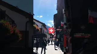 Walking through Zermatt, Switzerland 🇨🇭