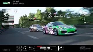 GT Sport- The Porsche gang @ Le Mans (Bruzzis, gtr3123, minecraftian513) with an nsx for some reason