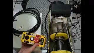 Control de polipasto en gabinete con relevadores para carga