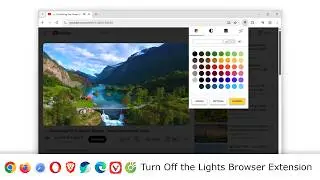 Расширение браузера Turn Off the Lights для Google Chrome, Firefox, Opera, Safari и Microsoft Edge