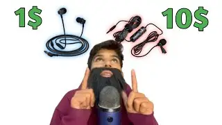  [ASMR] 1$ Microphone vs 10$ dollar microphone