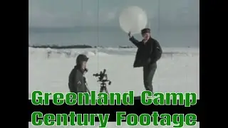 1950s U.S. SIGNAL CORPS METEOROLOGICAL TEAM AT CAMP CENTURY, GREENLAND  (RAW FOOTAGE) XD90645a