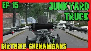 Ep15 | Just Dirt Bike Riding | Junkyard Truck