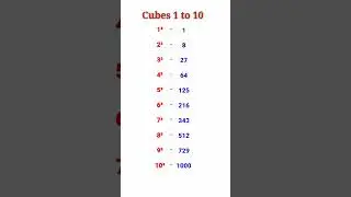 cubes 1 to 10 || 1 to 10 cubes || one to 10 cubes || cube 1 to 10 || 1 to 10 cube || one to ten cube