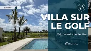 Haute Rive - Villa neuve de 4 chambres avec piscine et kiosque sur le golf