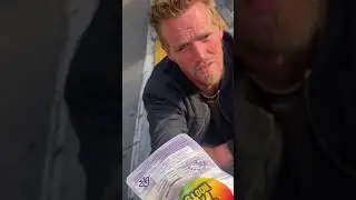 giving 10.5 grams of weed to a homeless man
